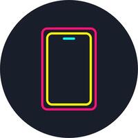 Smartphone Line Multi Color Design vector