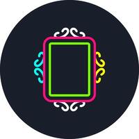 Frame Line Multi Color Design vector