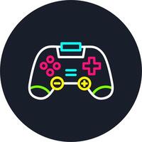 Console Line Multi Color Design vector