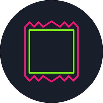 marco línea multi color diseño vector