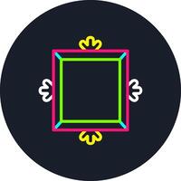 Frame Line Multi Color Design vector