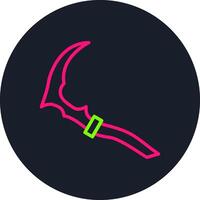Kama Line Multi Color Design vector