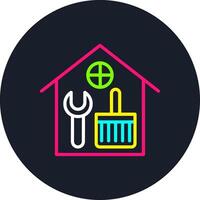 Renovation Line Multi Color Design vector