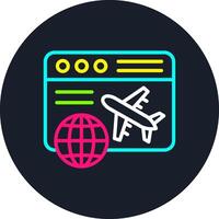 International Line Multi Color Design vector