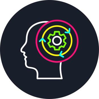 Recycle Line Multi Color Design vector