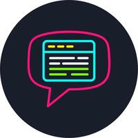 Web Line Multi Color Design vector