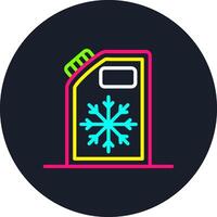 Coolant Line Multi Color Design vector