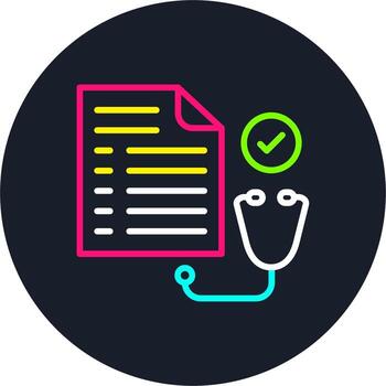 chequeo línea multi color diseño vector