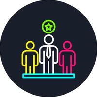 Leader Line Multi Color Design vector