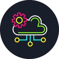 Management Line Multi Color Design vector