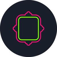 Frame Line Multi Color Design vector
