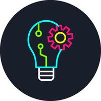 Idea Line Multi Color Design vector