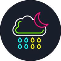 Weather Line Multi Color Design vector