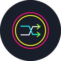Random Line Multi Color Design vector