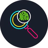 Study Line Multi Color Design vector