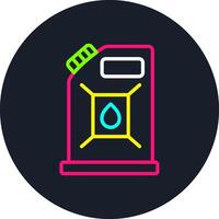 Canister Line Multi Color Design vector
