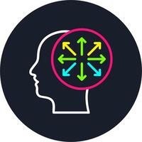 Opportunity Line Multi Color Design vector