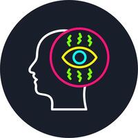 Obsession Line Multi Color Design vector