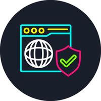 Web Line Multi Color Design vector