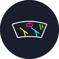 Windshield Line Multi Color Design vector