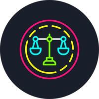 Integrity Line Multi Color Design vector