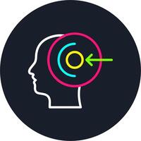 Perception Line Multi Color Design vector