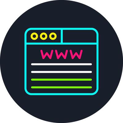 Www Line Multi Color Design