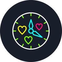 Lifespan Line Multi Color Design vector