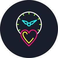 Lifetime Line Multi Color Design vector