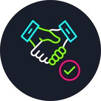 Check Line Multi Color Design vector