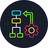 Uml Line Multi Color Design vector