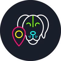 Placeholder Line Multi Color Design vector