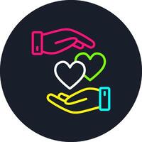 Helping Line Multi Color Design vector