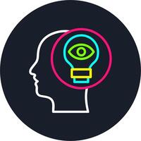 Visionary Line Multi Color Design vector