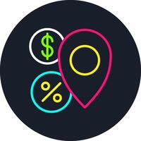 Placeholder Line Multi Color Design vector