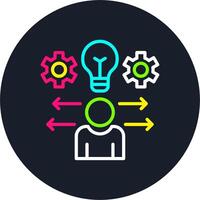 Miscellaneous Line Multi Color Design vector
