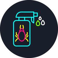 Anti Flea Line Multi Color Design vector