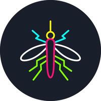 Mosquito Line Multi Color Design vector
