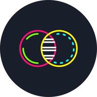 Transparency Line Multi Color Design vector