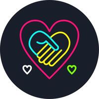 Empathy Line Multi Color Design vector