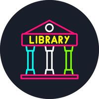 Library Line Multi Color Design vector