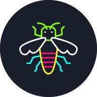 Bee Line Multi Color Design vector