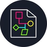 File Line Multi Color Design Line Multi Color Design vector