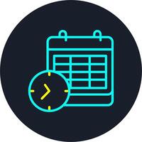Time Line Multi Color Design vector