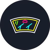 Wiper Line Multi Color Design vector