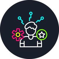 Specialist Line Multi Color Design vector