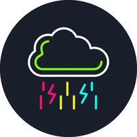 Storm Line Multi Color Design vector