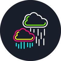 Rainy Day Line Multi Color Design vector