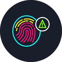 Warning Line Multi Color Design vector
