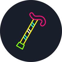 Cane Line Multi Color Design vector
